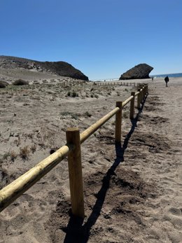 Playa de Mónsul, en Cabo de Gata (Almería).