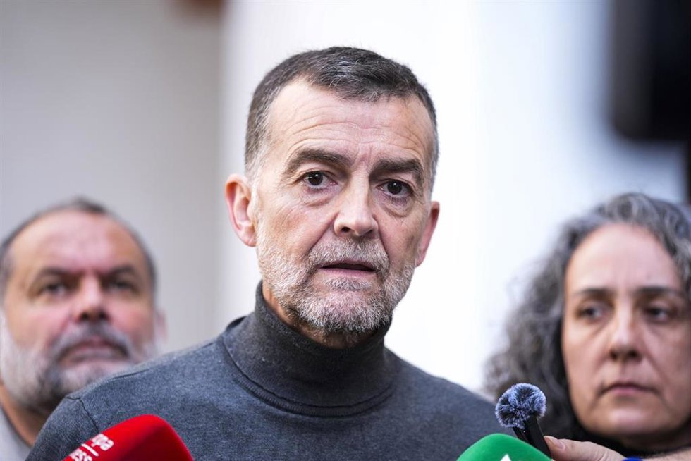 El coordinador federal de IU y candidato de Por Andalucía a la Presidencia de la Junta, Antonio Maíllo.