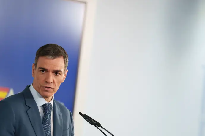 Pedro Sánchez en rueda de prensa