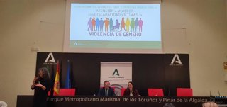 La secretaria general de Familias, Igualdad, Violencia de Género y Diversidad, Concepción Cardesa, inaugura la jornada de formación a través del Protocolo Andaluz para la atención a mujeres con discapacidad víctimas de violencia de género en El Puerto