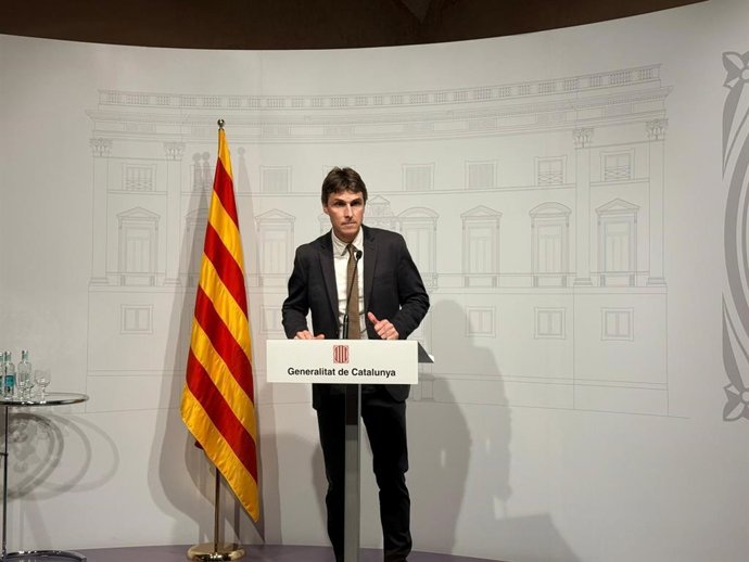 El portavoz de Junts en el Parlament, Salvador Vergés