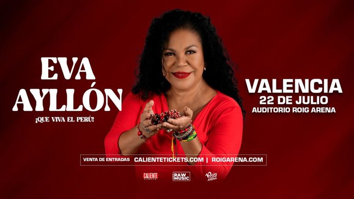 Eva Ayllón actuará en el Roig Arena