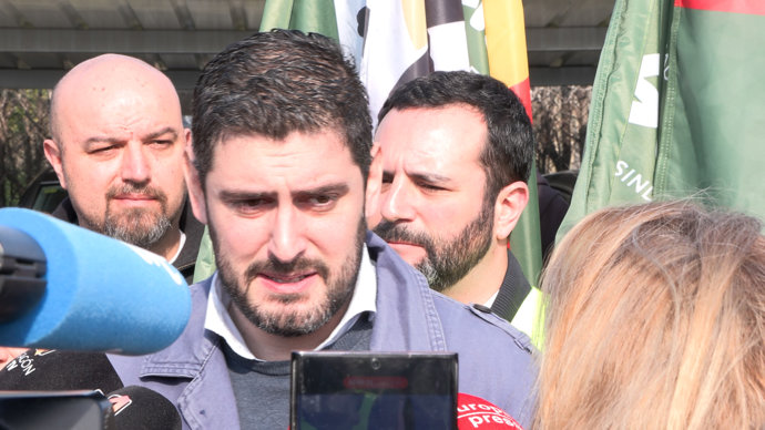 El portavoz de Vox en las Cortes, Alejandro Nolasco