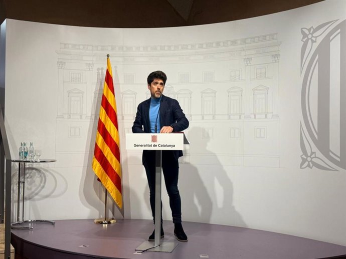 El portavoz de los Comuns en el Parlament, David Cid,