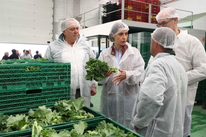 La Conselleira Do Medio Rural, María José Gómez, Visita Hortalizas R. López SL