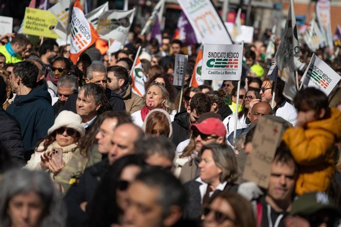 Archivo - CESM asegura la continuidad de la huelga médica contra el Estatuto Marco mientras no se atiendan sus reivindicaciones