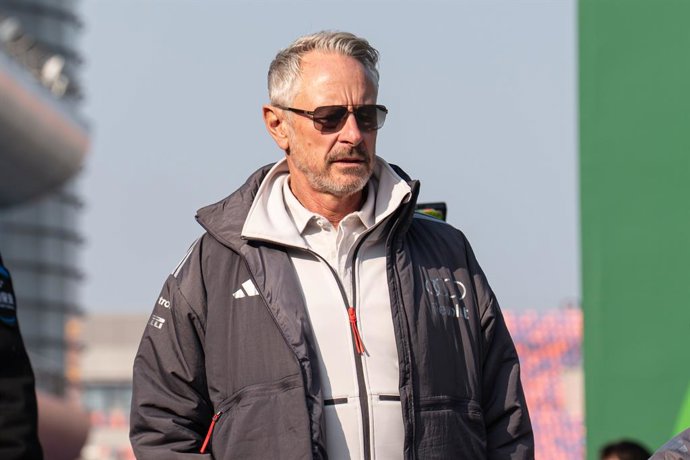 March 14, 2026, Shanghai, Shanghai, China: Audi Revolut F1 Team Team Principal Jonathan Wheatley (GBR) in the paddock during the 2026 Formula 1 Chinese Grand Prix, round 2 of the FIA Formula 1 World Championship, at Shanghai International Circuit, Shangha