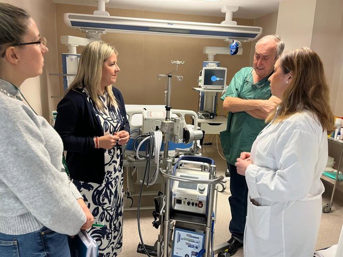 Visita al Hospital de Jaén 