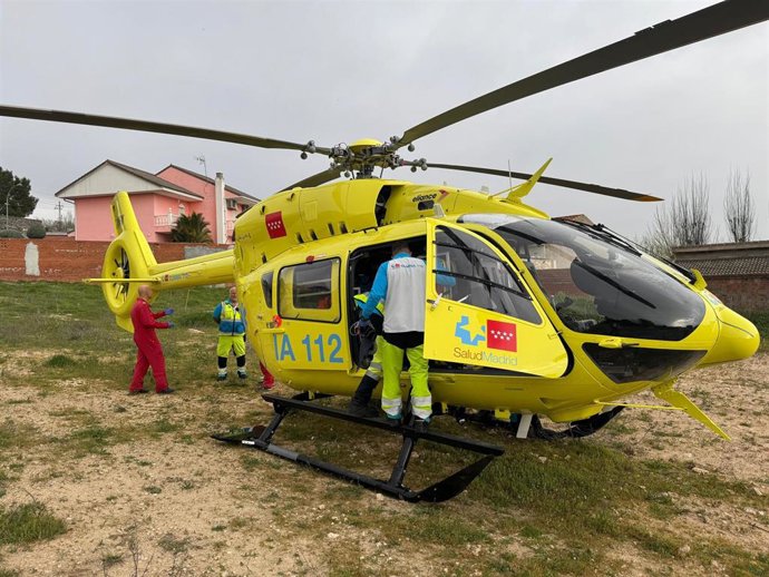 Incendio de una vivienda en Morata de Tajuña.