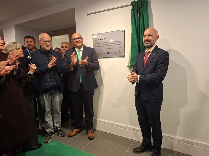 El subdelegado del Gobierno en Málaga, Javier Salas, en la inauguración del Teatro Lope de Vega