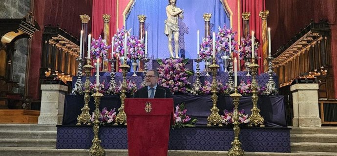 El ilustrador y humorista gráfico José María Nieto González pronuncia el pregón de la Semana Santa en la Catedral de Valladolid