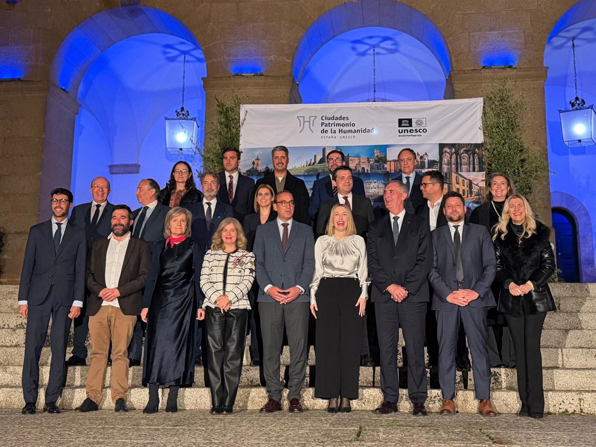 El Grupo de Ciudades Patrimonio de la Humanidad entrega en Cáceres su premio anual a la Fundación Tatiana
