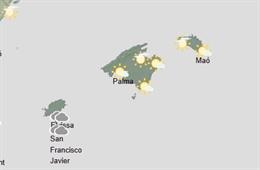 Predicción meteorológica para este sábado, 21 de marzo, en Baleares