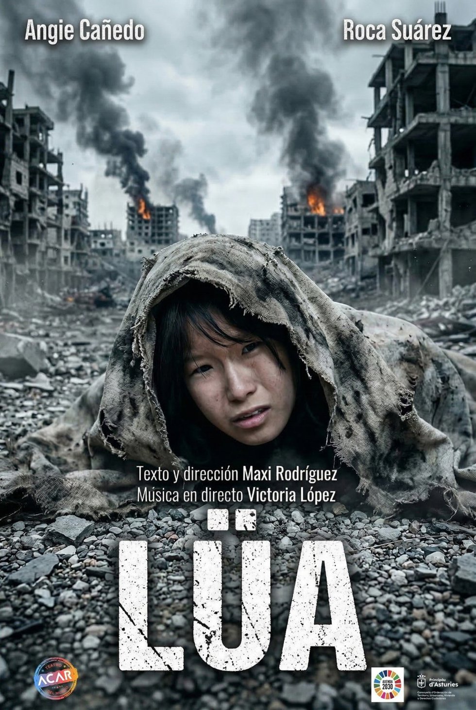 Cartel de la obra 'Lúa'.