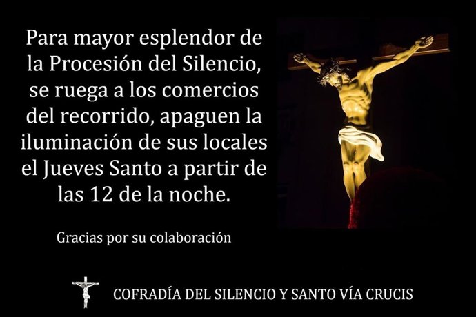 Llamamiento de la Cofradía del Silencio y Santo Vía Crucis Albacete.