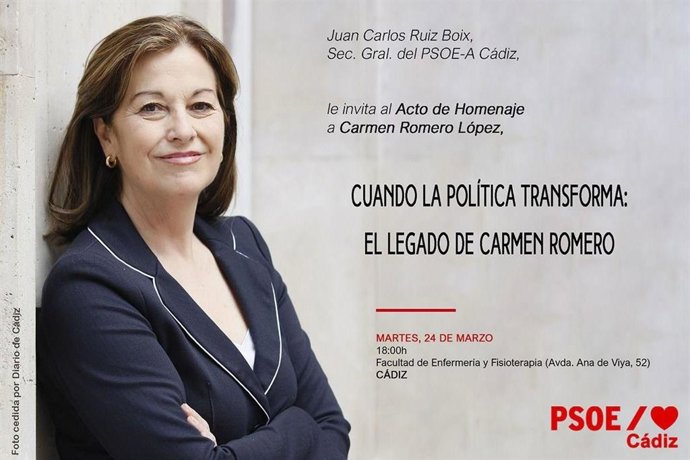 Cartel de 'Cuando la política transforma: El legado de Carmen Romero'.