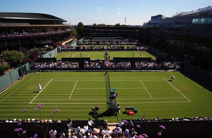 Archivo - Pistas del All England Club de Wimbledon