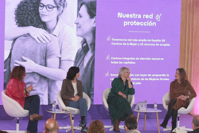 Celebración de la III Escuela Regional de Formación Feminista del PSOE.