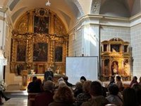Presentan la restauración del Retablo Mayor de la Iglesia de Santa María Magdalena de Oseja