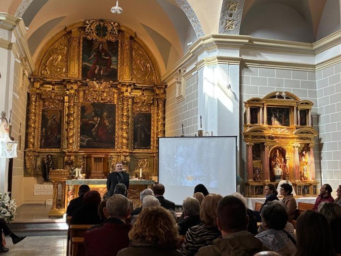 Presentación de la restauración este sábado en Oseja.