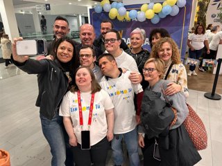Acto organizado por Down Guadalajara en Ferial Plaza.