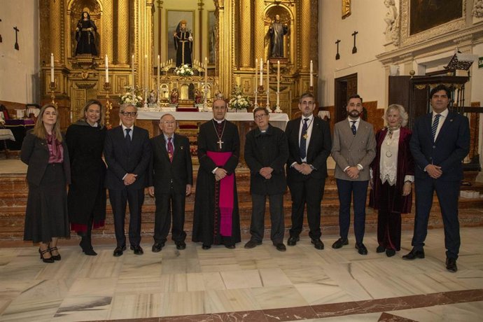 Visita a la rehabilitación de la parroquia San Agustín de Montilla en Córdoba.