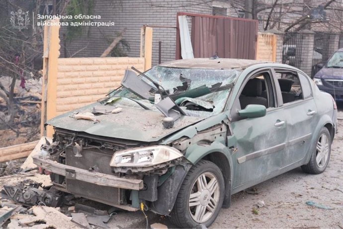 Bombardeo ruso en Ucrania