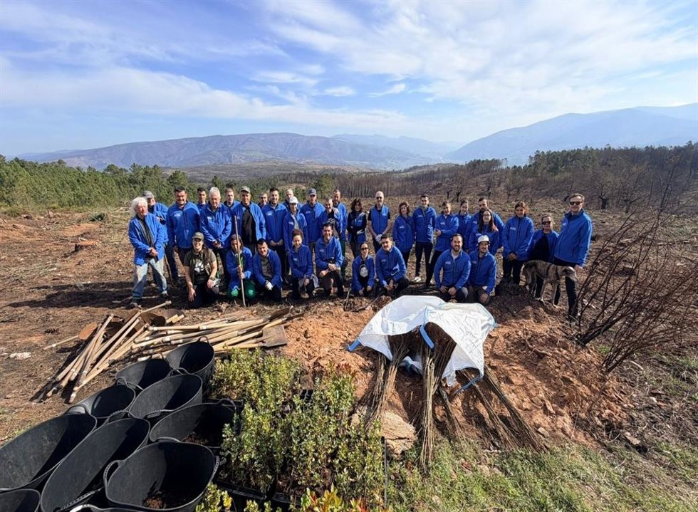 Voluntarios en Larouco