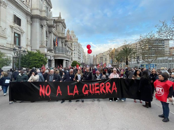 Imagen de la manifestación en València