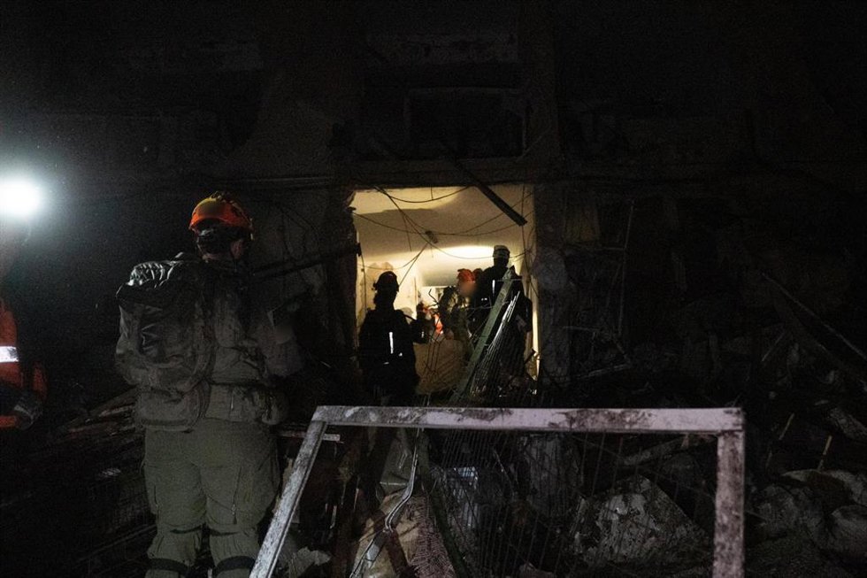 Imagen de archivo de un ataque de Irán contra el sur de Israel, a 22 de marzo de 2026