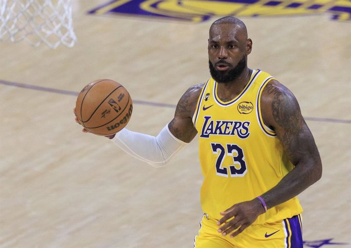 March 14, 2026, Los Angeles, California, USA: LeBron James #23 of the Los Angeles Lakers during their regular season NBA game against the Denver Nuggets on Saturday March 14, 2026 at Crypto.com Arena in Los Angeles, California. ARIANA RUIZ/PI