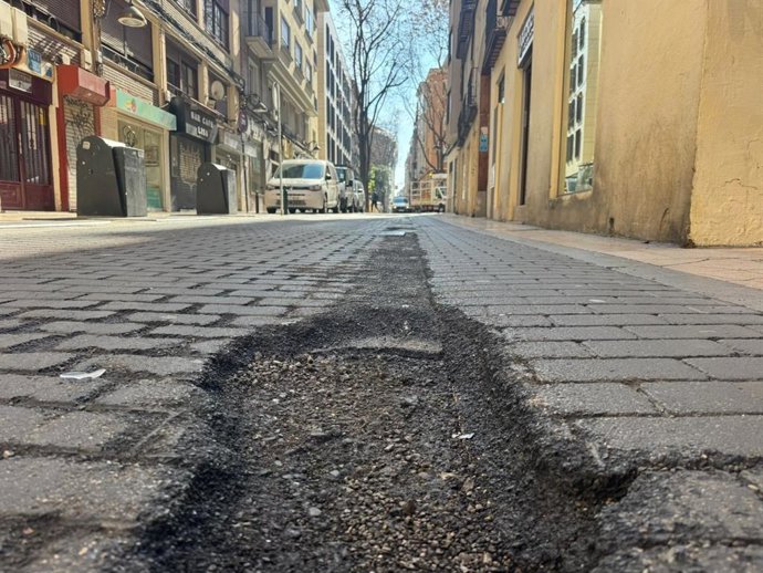 La calle ESpoz y Mina estará lista para el paso de las procesiones de Semana Santa.