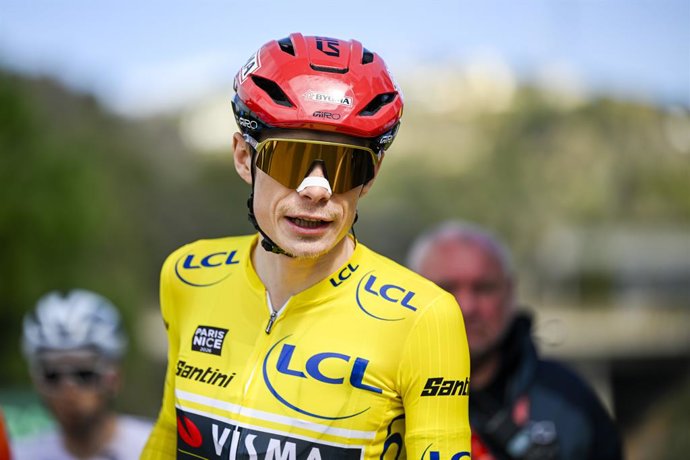 March 15, 2026, Nice, France: NICE, FRANCE - MARCH 15 : Vingegaard Jonas (DEN) of Team Visma | Lease a Bike before the start of the race during stage 8 of the 84th edition of Paris - Nice an UCI World Tour 2.UWT cycling road race stage for Men Elite of 14