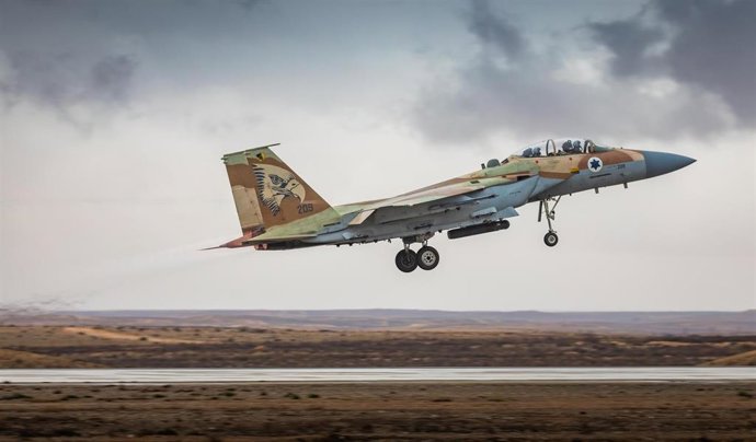 Avión de combate israelí