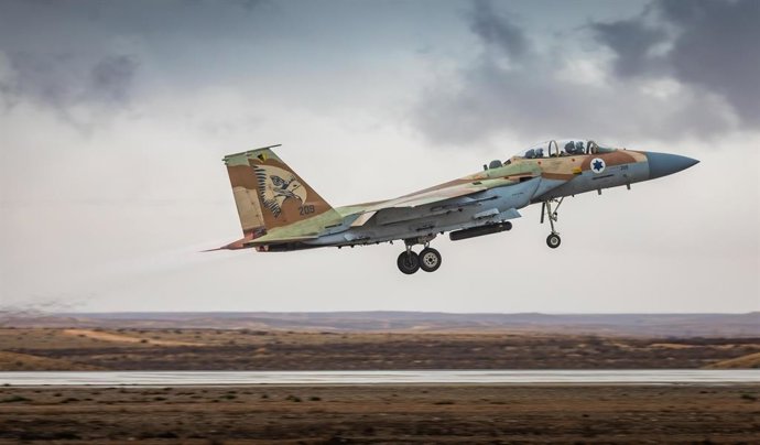 Avião de combate israelense