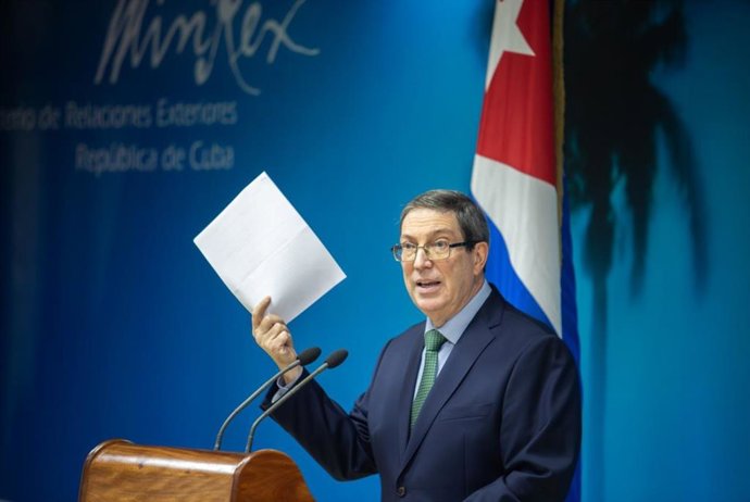El ministro de Relaciones Exteriores de Cuba, Bruno Rodríguez