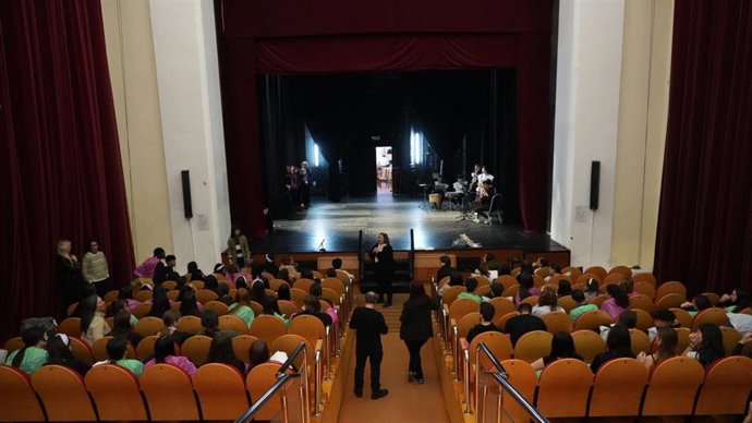 Un momento del taller 'Entre Aulas' durante la cuarta edición de El Clasiquillo en Olmedo.