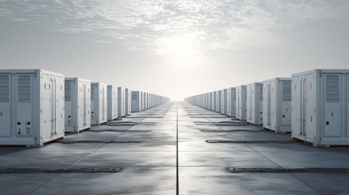 Almacenamiento de baterías.