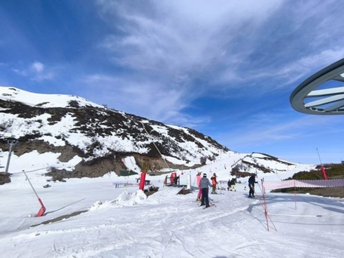 Imagen de la estación invernal Valle Laciana-Leitariegos.