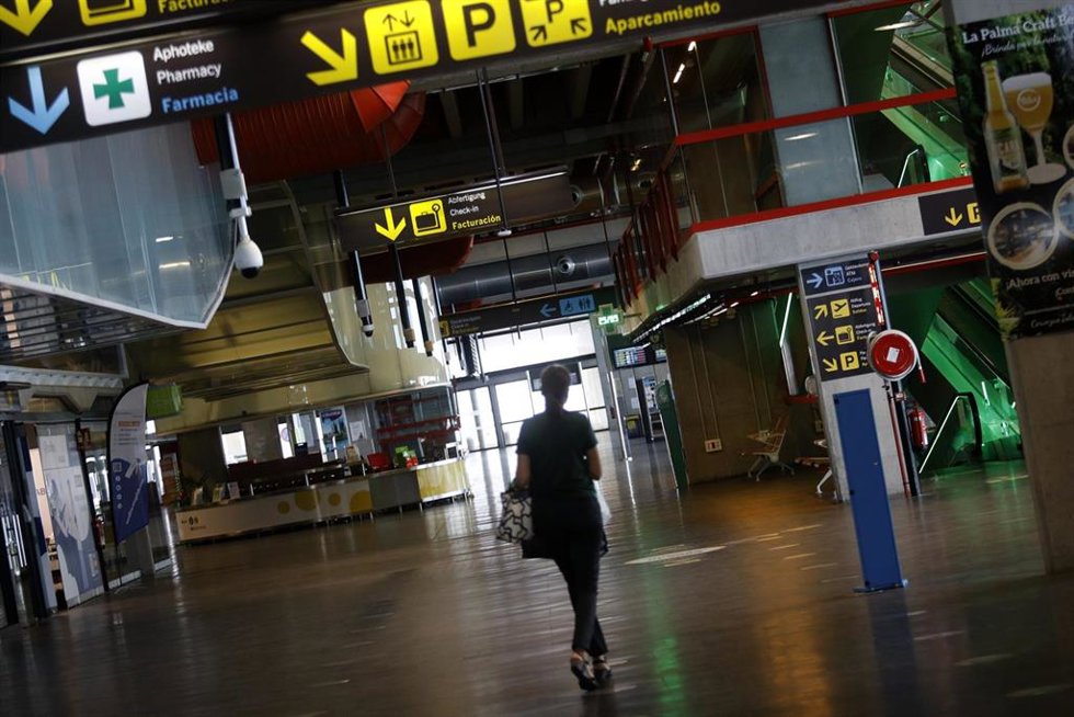 Archivo - Interior del Aeropuerto de La Palma, a 25 de septiembre de 2021, en La Palma, Islas Canarias (España). 