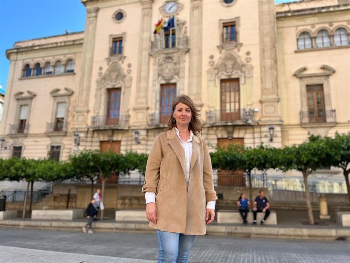 Archivo - La concejal del Grupo Popular en el Ayuntamiento de Jaén Maribel López