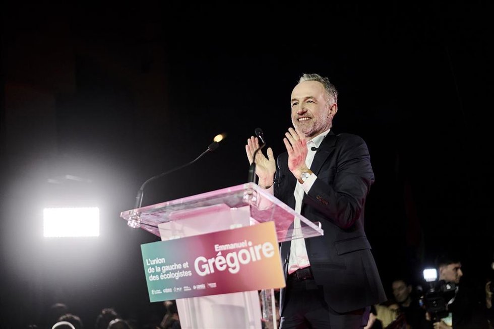 El candidato socialista a la Alcaldía de París, Emmanuel Grégoire