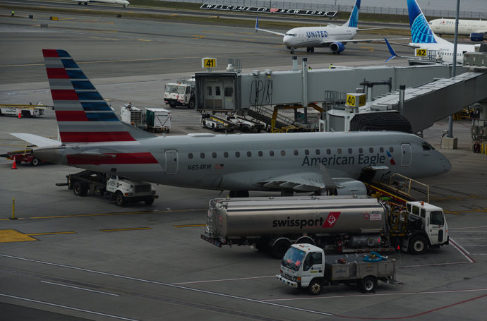 Aeropuerto de LaGuardia, en Nueva York, Estados Unidos 
