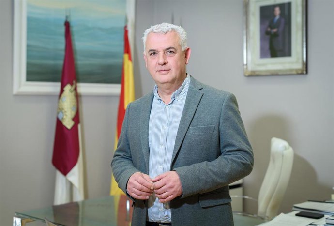 El presidente de la Diputación de Guadalajara, José Luis Vega, en entrevista con Europa Press