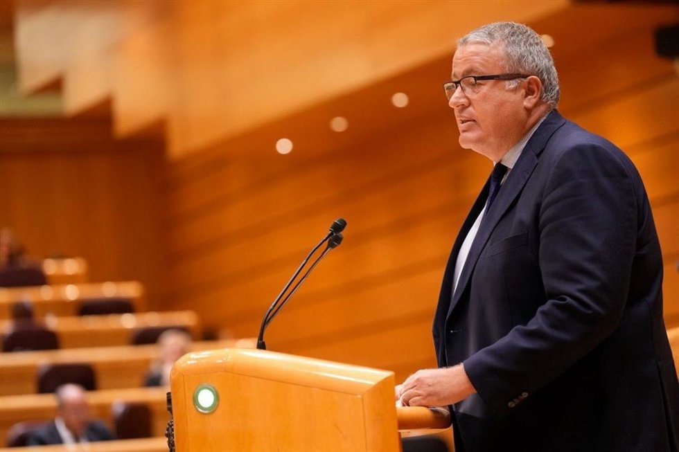 Archivo - El senador del PP, Francisco Bernabé