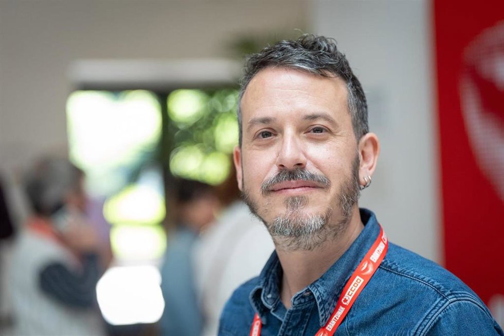 Archivo - El secretario general de CCOO Euskadi, Santi Martínez.
