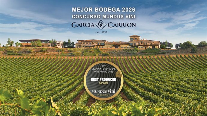 García-Carrión reafirma su liderazgo en Mundus Vini 2026 con tres años consecutivos como Mejor Bodega Española y 60 medallas.