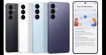 Samsung incorpora la compatibilidad con AirDrop en Quick Share para los modelos de la serie Galaxy S26