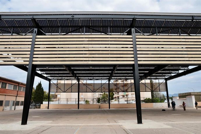 El CEIP Son Oliva cuenta con el primer refugio climático escolar alimentado por energía solar de Baleares