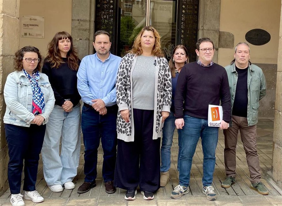 Representantes del Grupo Socialista y de Compromís